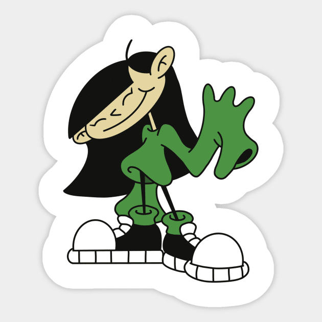 Codename kids next door number 3 Sticker by FoxtrotDesigns